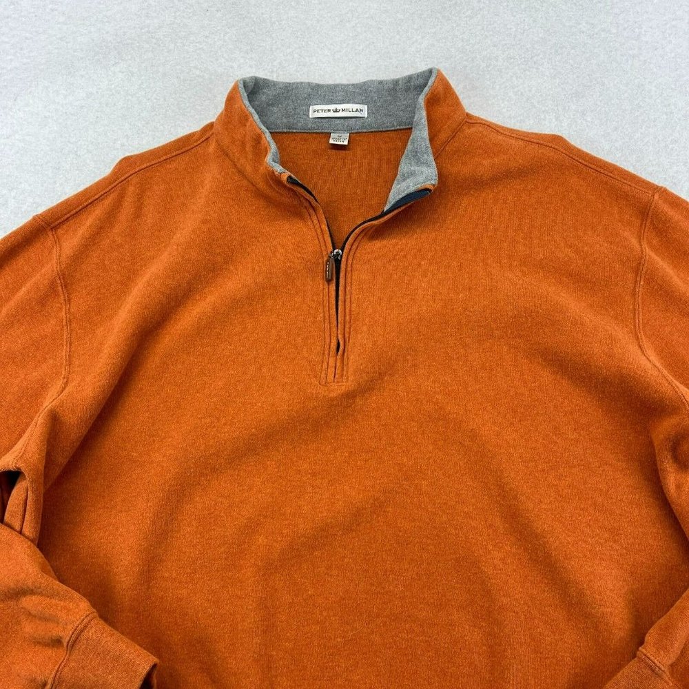 Peter Millar 1/4 Zip Pullover Jacket Sweater Medi… - image 2